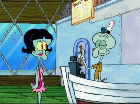 spongebob love that squid|squidward girlfriend.